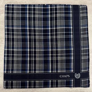 Chaps Men's Blue Plaid Vintage Handkerchief